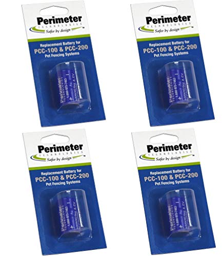 Perimeter Pet Fencing Dog Collar Batteries (4-Pack)