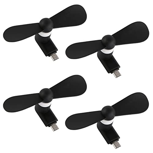 TRIIFON Pocket Fans: 4 Pack Fast Cooling for Android