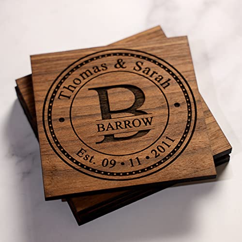 Personalized Coasters for Wedding and Personalized Gifts