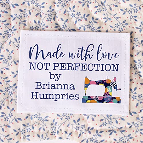 Personalized Quilt Labels - Made with Love Not Perfection