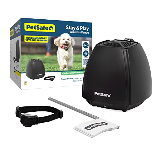 PetSafe Stay & Play Wireless Pet Fence & Replaceable Battery Collar