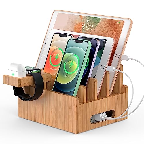 Pezin & Hulin Wooden Charging Station for Multiple Devices