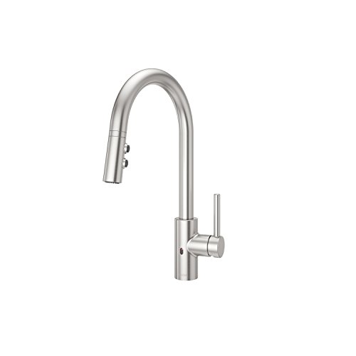 Pfister Stellen Touchless Kitchen Faucet with Pull Down Sprayer, Single Handle, High Arc, Stainless Steel Finish, LG529ESAS