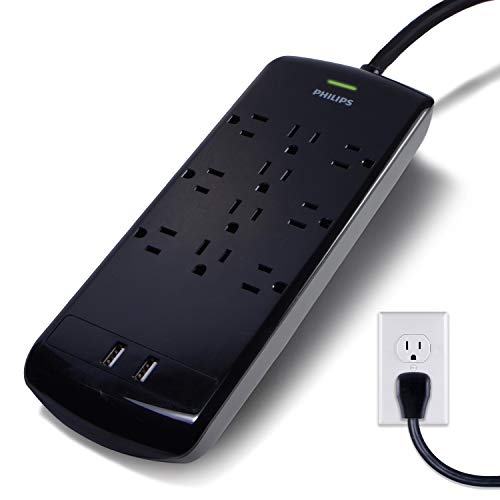 Philips 10-Outlet Surge Protector