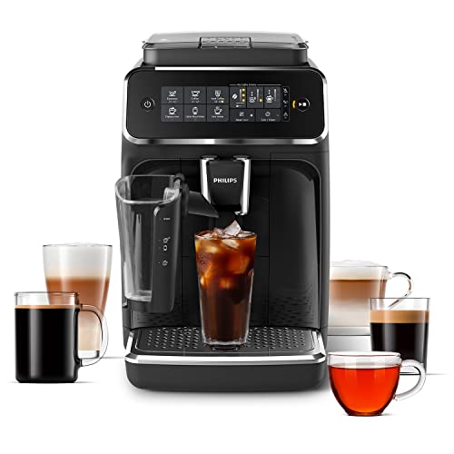 Zulay Kitchen Magia Ampro Automatic Espresso Machine with Grinder and Milk Frother - Black