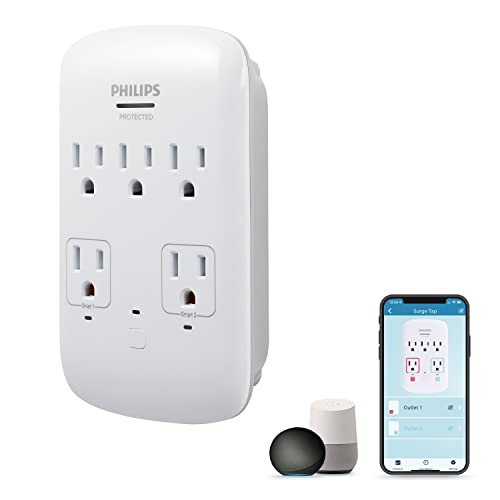 Philips 5-Outlet Extender Smart Surge Protector