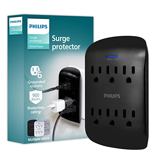 Philips 6-Outlet Extender Surge Protector