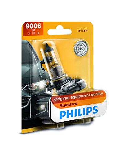 Philips 9006B1 9006 Standard Halogen Replacement Headlight Bulb, Pack of 1