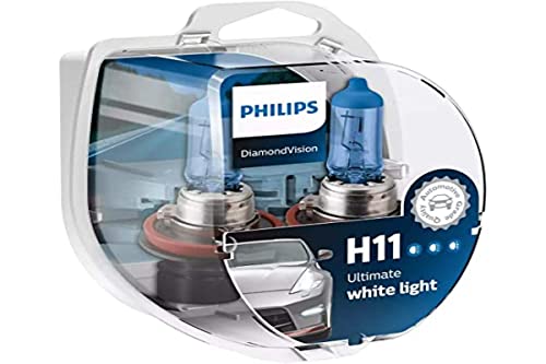 PHILIPS Diamond Vision H11 Halogen HID Super White Bulbs