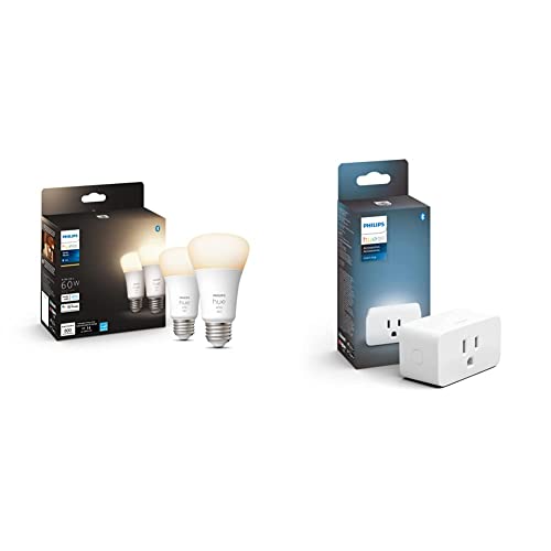 Philips Hue 2-Pack White LED Smart Bulb & Smart Plug Set