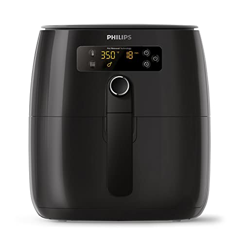 Philips Digital Airfryer with Fat Removal Technology, 3 qt, Black