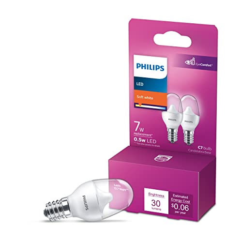 Philips LED Frosted C7 Night Light Bulb