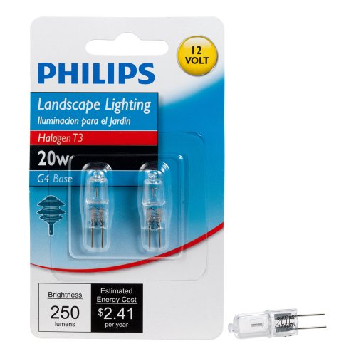 Philips Outdoor Landscape T3 Light Bulb, 2-Pack