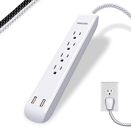 Philips Power Strip Surge Protector with USB Ports