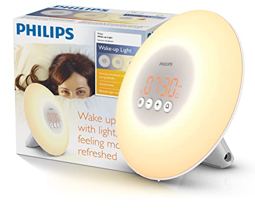 Philips SmartWake Sunrise Therapy Alarm, White