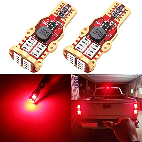 PHINLION LED Bulbs Super Bright Red Center High Mount Stop Light