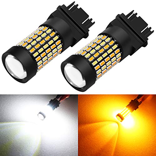 PHINLION Dual Color Switchback LED Bulbs for Car Turn Signal Lights