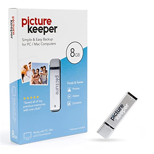 Picture Keeper USB Flash Drive: 8GB for Mac & PC
