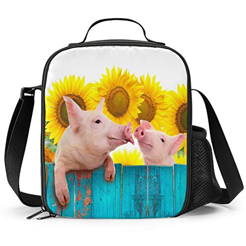 Pigs Lunch Box - Cute and Compact Insulated Bag for Kids