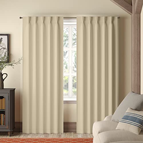 Pinch Pleat Curtains for Bedroom