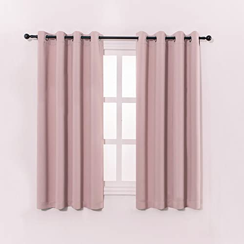 Pink Blackout Curtains by MANGATA CASA