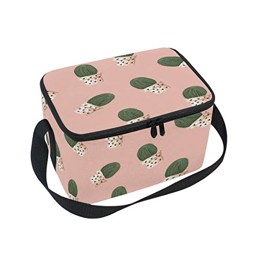 Pink Cactus Lunch Box
