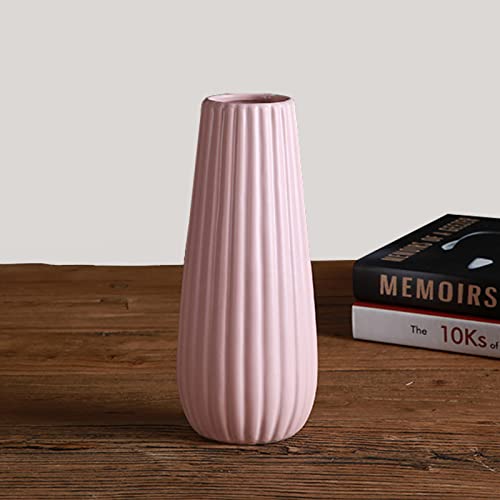 Pink Ceramic Flower Vase for Home Décor