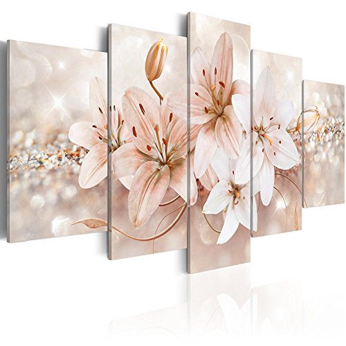 Pink Lily Flower Wall Art