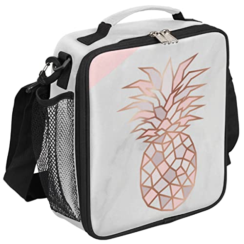 Pink Pineapple Kids Lunch Bag
