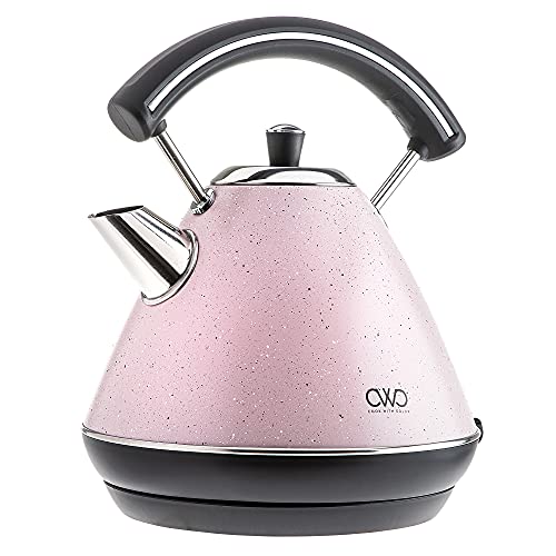 Pink Speckled Electric Kettle by Cook with Color