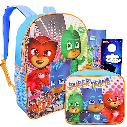 PJ Masks School Backpack Bundle for Kids