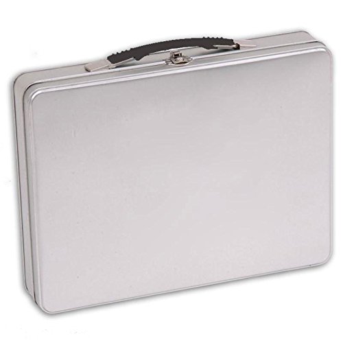 Plain Metal Attache Lunch Box