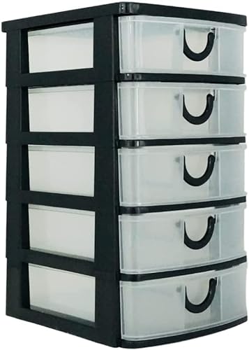 Plastic dressers with drawers for Arts and Crafts, Small Tools, Sewing Accessories, and more