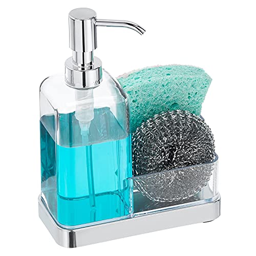 Kitchen Soap Dispenser Set With Sponge Holder and Tray -  UK in 2023