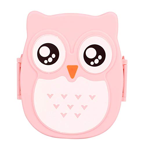 Plastic Portable Owl Lunch Box