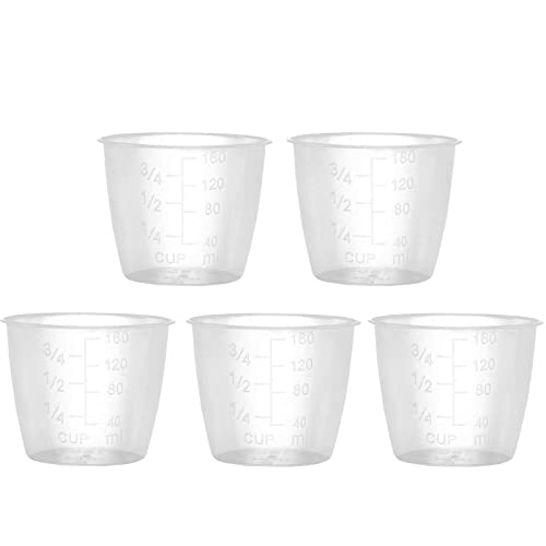 Plastic Transparent Graduated Measuring Cups Rice Measuring Cups Electric Rice  Cooker Replacement Cups Kitchen Supplies Clear 2 Pack One Size