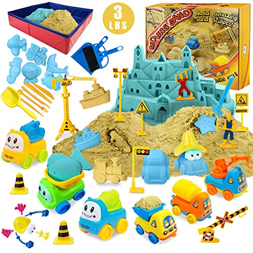 Play Construction Sand Kit with Construction Toys