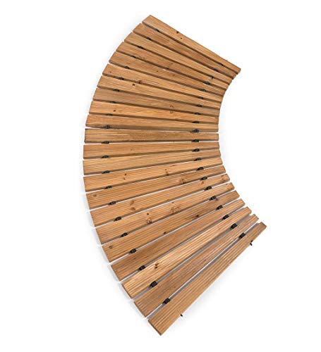 Plow & Hearth 4ft Wooden Curved Garden Pathway Review