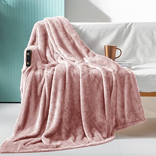 Plush Extra Large Fleece Throw Blanket