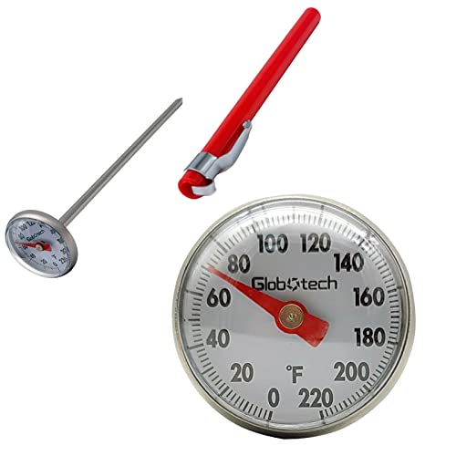 Pocket Espresso Thermometer for Milk Foam Frothing Chocolate Water Grill