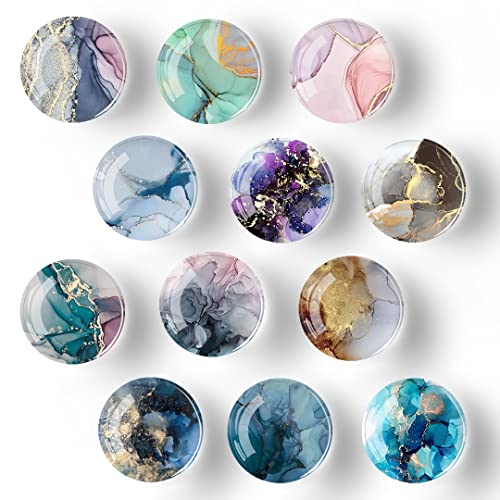 Poitvd Glass Magnetic Refrigerator Magnets