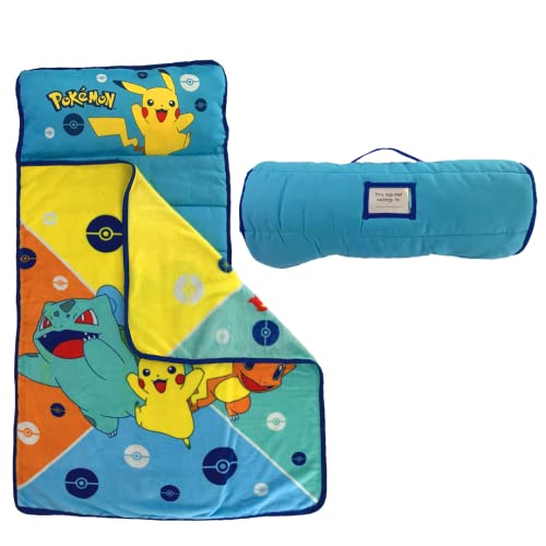 Pokemon Toddler Nap Mat with Pillow and Blanket