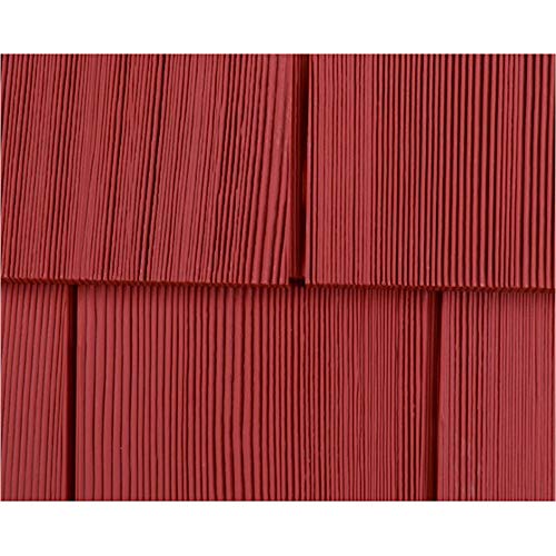 Polaris Homeside Select Cedar Shake Vinyl Siding in Farmhouse Red