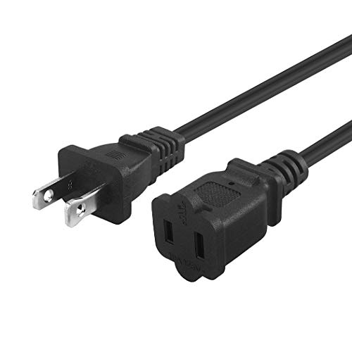 Polarized US 2-Prong Extension Power Cord Cable
