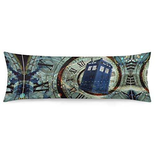 Police Box Mice Long Body Pillow Cover Pillowcase