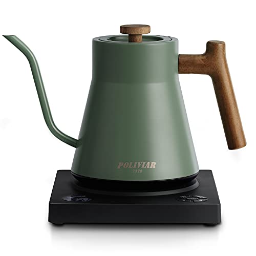 POLIVIAR Gooseneck Kettle: Perfect for Coffee & Tea Enthusiasts