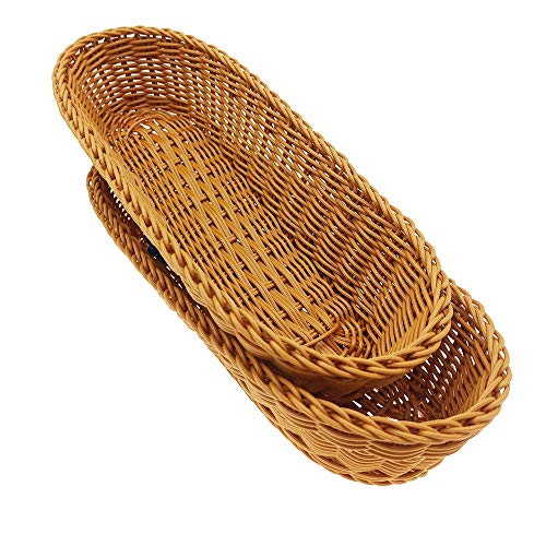Poly-Wicker Bread Basket - Versatile and Stylish Serving Option