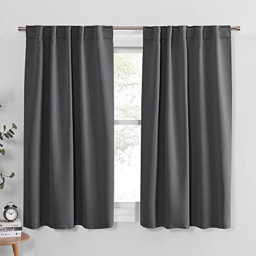 PONY DANCE Gray Blackout Curtains