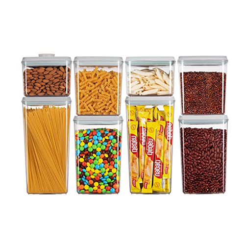 Pop Airtight Food Storage Containers - 8 Pcs Set
