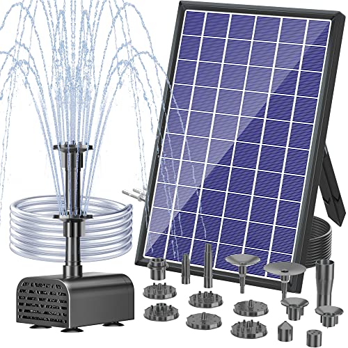 POPOSOAP Solar Water Fountain Pump
